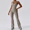 Mulheres Treinamento de ioga Terno Back v Jumpsuit Gym Conjunto de ginástica esportiva Sports Sports Sportsuit Fitness Rompers Stretch Trening Bodysuits 240407