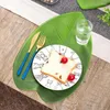 Table Mats Tropical Placemats Leaf Shape Pad Heat Resistant Drink Cup Coasters Insulated Dinner Pot Pads Tablecloth And Sheet