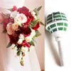 1pc Bouquet Holder DIY MARIAGE MODIAGE Bouquet Bouquet Bridal Holding Flowers Floral Artificial Flower Holder Decorations Supplies