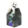 12/24/36pcs Halloween Candy Box Horror Ghost Cat Kürbiskreuzpapier Geschenk Cookie Box Trick Lecker