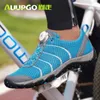 Fietsenschoenen taobo originele auupgo atletische fiets voor mannen dames fietsen ademende wadende kant gratis ultra licht sneaker ciclismo