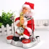 Piano elettronico Babbo Natale Gift Musica Bambola di Natale Ornamento per bambini Ornamenti per la festa di Capissima Regalo di Capodanno 3