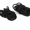 2 m/lotto 1-5 mm Nero a fascia elastica rotonda perline elastico elastico filo elastico filo gallina per accessori per artigianato fai-da-te per cuciture cuci