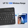 Keyboards Bluetooth Keyboard Wireless Keyboard Mini Keyboard Wireless for PC Phone iPad Rechargeable Noiseless Keyboards Bluetooh