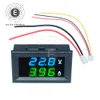 Mini Voltmetro digitale Amperometro DC0-100V 10A 50A 100A TENSIONE METURA TESTER Volt Regulator 0,56 "Visualizza a LED a doppio LED auto