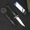 Tunafire Luzon Duży rozmiar składany nóż Nylon Fibre Black/Brąz Uchwyt 8CR13MOV White/Black Blade Survival Tools