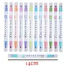 Multicolour Single/Double-End Highlighter Pen Pastel Liquid Marker Fluorescen Highlighters Watercolor Drawing Pen School 04428