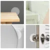 6pcs Transparent Soft Silicone Wall Protector Door Handle Bumper Protective Plug Non-slip Self-adhesive Round Doors Stop Muffler