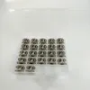 25Pcs Clothes SupplIies Household Coil Metal Silver Sewing Machine Bobbins Thread Core Spools Multifunction