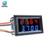 Двойной светодиодный дисплей mini цифровой вольтметр Ammeter DC 100V 200V 10A Панель панели Amp Volt -ток Детектор тестера 4 -бита 4 бита