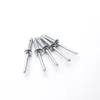 30/50pcs rebite cegos de rebite dobrável 4,0 mm 4,8 mm Material de plástico macio Dome cegos cegos rebate