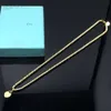 Desginer Tiffanie t Home Precision High Quality Bead Love Necklace Without Diamonds Buddha Chain Internet Celebrity