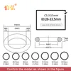 5pc/parti fluorgummiring FKM O-ringtätning CS3,55mm ID28/28,7/30/30,7/31,5/32,5/33,5 mm O ringpackning oljringbränsletätning