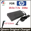 Chargers Original 19.5V 7.7A 150W strömförsörjnings bärbar dator för HP ADP150XB G4 ZBook 15 Studio G3 HSNC87C 3PRO TPNQ193 Laddare