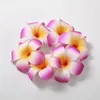 Fleurs décoratives 10pcs 9cm tête de fleur artificielle Eva Egg Ressor Hairpin Accessories Hawaiian MAIN