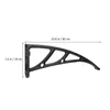 Awning Bracket Window Rain Hollow Holder Uv Cover Patio Outdoor Sheet Protectionfixing Support Sheets Polycarbonate Overhead