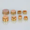 1/2 3/4 "1 Zoll männliches weibliches Gewinde Messing Hex Head End Cap Stecker Schnellanschluss GHT Messing Universal Wasserhahn Adapter