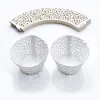 HOMEBEGIN 50pcs Little Vine Lace Laser Cut Cupcake Wrapper Liner Baking Cup For Wedding Birthday Christmas Party Decoration