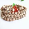 Strand 7mm Beige Star Moon Bodhi Meditation Preghiera Mala Braccialetti per Lady Bro835