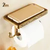 Porta igienica del bagno ZGRK GUNCO DI BAGCHIO E PISTO DEL TELEFONO CHROME/GOLD MONTENE DEL MONTRO DEL TALETTORE HARDWARE BAGNO