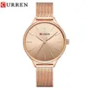 Curren Watch Fashion Simple Style New Ladies Armband Watches Women Dress Wristwatch Quartz Female Clock Gifts Relogios Femini264u