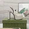 2024 Luxurys Pompe del marchio SCARPE DONNE SCHENIO SCHENCO PIATTA PIATTA IMPRESSIONE BLANCO PIATTAFORMA IN MOLTO IN MAGGIO