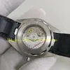 Verkligt foto med Box Watch Mens 150m silverval rostfritt stål gummiarmband viklås Asia Cal.8900 rörelse transparent bakåt automatiska mekaniska klockor