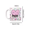 Tasses inspirantes de rappel quotidien tasse femmes café 350 ml cadeaux en céramique auto-amour pour les filles et les dames