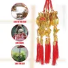 Decorative Flowers 9 Pcs Decor Chinese Dragon Ornament Decorate Year Decors Wall Interior Pendant Spring Festival Hanging Plastic