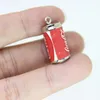 Yamily 10st/Lot Harts 3D Drink Curs Charms Beer Bottle Pendant For Earring Armband Keychain Jewlery Findings Telefonfodral DIY DIY