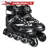 Inline rullskridskor professionell inline rullskridskor vuxna hastighet skridskor patines sneakers svart vit röd för sport kvinnor män 4 hjul skor y240410