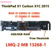 Carte mère LMQ2 MB 132681 pour Lenovo Thinkpad X1 Carbon X1C 2015 Liptop Motor Board avec i5 i7 5th Gen CPU 4GB 8GB RAM 448.01434.0011