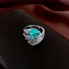 Циркон Love Open Fashion New Type Insexing Кольцо с кольцом роскошная атмосфера высокая качество украшения рук
