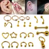 Bog-16g per tallone circolare a ferro di cavallo in acciaio chirurgico per la lingua più vicina dell'anello dell'ombelico anello dell'ombelico anello per piercing per piercing