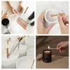 High Quality100pcs Natural Wood Candle Wicks with Sustainer Tab DIY Candle Making Supplies Soy Parffin Wax Wick Melt Burner