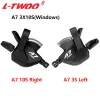 LTWOO 3X7S 3X8S 3X9V 3X10S 3X11S MTB SHIFTER ALAVAÇÃO A2/3/5/7/9 3X9 Speed Mountain Bicycle Windows Definir Shimano Compatível Shimano