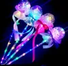 Giocattolo rave a LED 1pcs a sfera luminosa a bastone fata stella scintillante spinta piccola regalo per bambini bagliore giocattolo per le forniture per feste di nozze bomboniere giocattoli per ragazze 240410