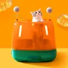 Top-Interry de plástico Gato Box de arena a prueba de salpicaduras Cajón de baño Cajón de baño Pequeño Suministro de arena con bolas de juguete H