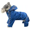 Grande vestiti per cani cani cappotto a vento con cappuccio bulldog francese impermeabile riflettente per cani giacca chihuahua 3xl-7xl