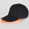 GLOW LED BRIM Light Hat Hat Baseball Caps Rave Party For Men Mulheres menino Garota Presente Hip Hop Run Birthday