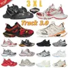 Nieuw met doos 3xl track 3.0 Designer schoenen Men Tripler Sliver Beige White Gym Red Dark Gray Sneakers modebord voor mij