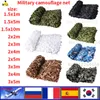 Militaire camouflage netto militair uniform jagen camouflage net wit blauw groen zwart beige net 2x3m/2x5m/3x3m/3x5m