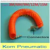 PU 8mm x 5mm Polyurethane Air Compressor Hose Tube Flexible Air Tool With Connector PU0805 Spring Spiral Pipe 8*5 080050030