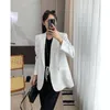 Women's Suits Women 2024 Spring And Summer Commuting One-button Slim-fit Triacetate Blend Blazers