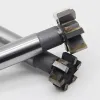 Moignage en carbure T-Slot Cutter pour les coupe-alliages YG8 soudés en métal pour les outils de fraisage à tige droite en acier en acier CNC en acier CNC