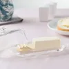 Placas Bandeja de pratos de manteiga Design clássico de twoopiece com lidbutter clear tampa de creme de queijo que serve utensílios tradicionais