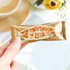 100st Caramel Almond Nut Crispy Glutinous Rice Boat Packaging Rectangular Nougat Cookies Machine tätningspåsar