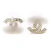 18K Gold e 925 Sliver Stud Fashion Stud Brincos Mulher Brinco de Luxo Brinco Multi Cores C Joias Mulheres 18K Diamond Wedding Gifts