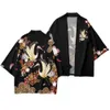 11 Styles Suit Loose Loose chinois Japonais Samurai HARAjuku Kimono Cardigan Femmes Men Cosplay Yukata Tops Pants Oversize 6xl