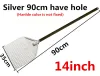 Big Aluminium Round Pizza Shovel Peel mit langem Holzgriff Gebäckwerkzeuge Zubehör Pizza Paddel Spatel Kuchen Backwechsel